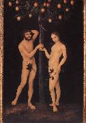 CRANACH, Lucas the Elder Adam and Eve 02 USA oil painting artist